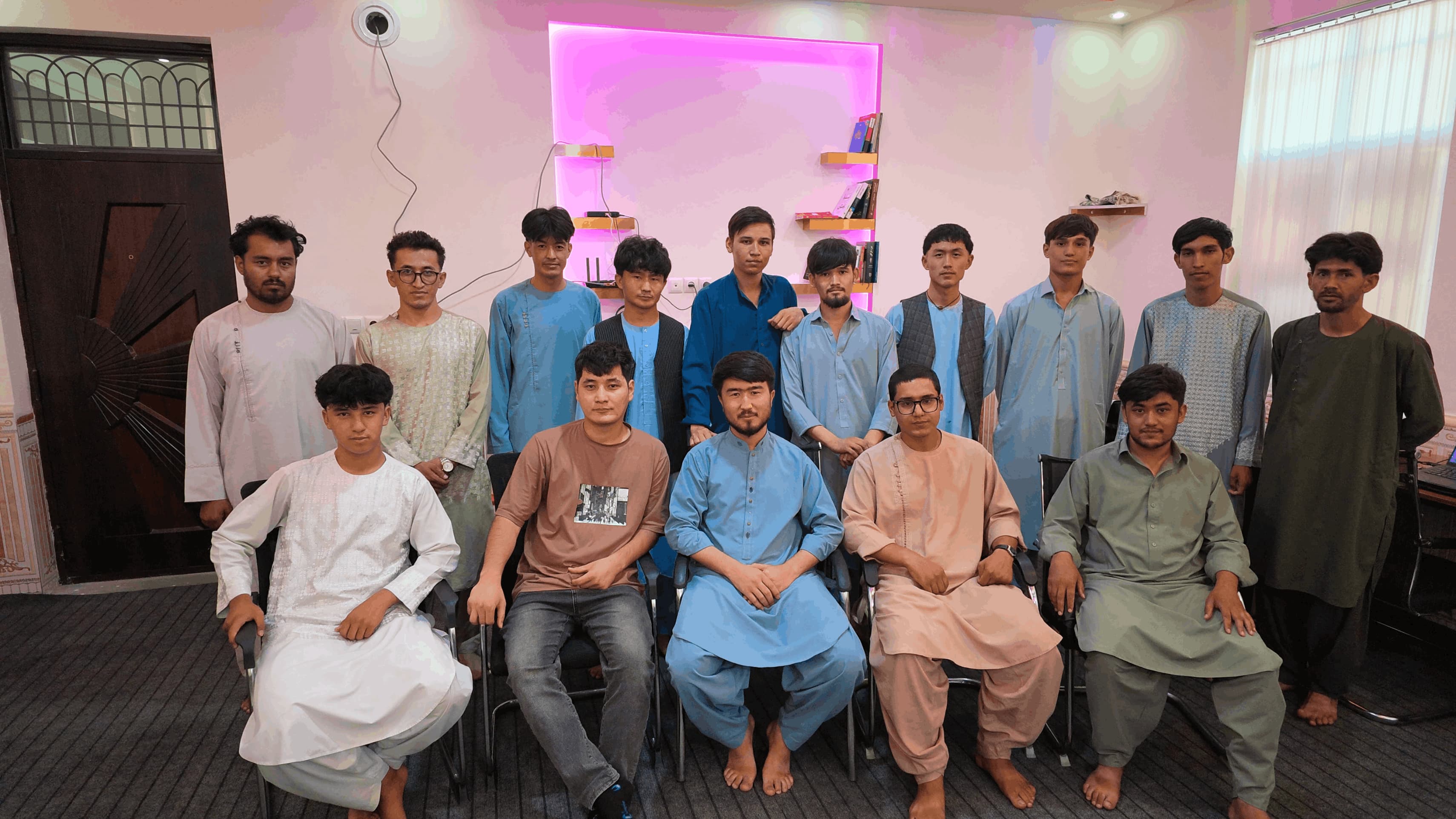 Male students at Rubik Hub